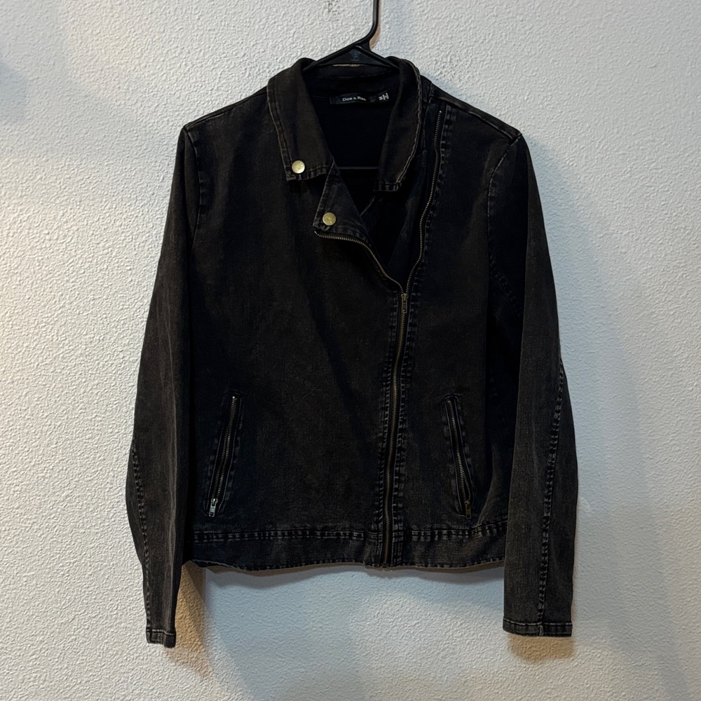 Doe & Rae Black Denim Jacket